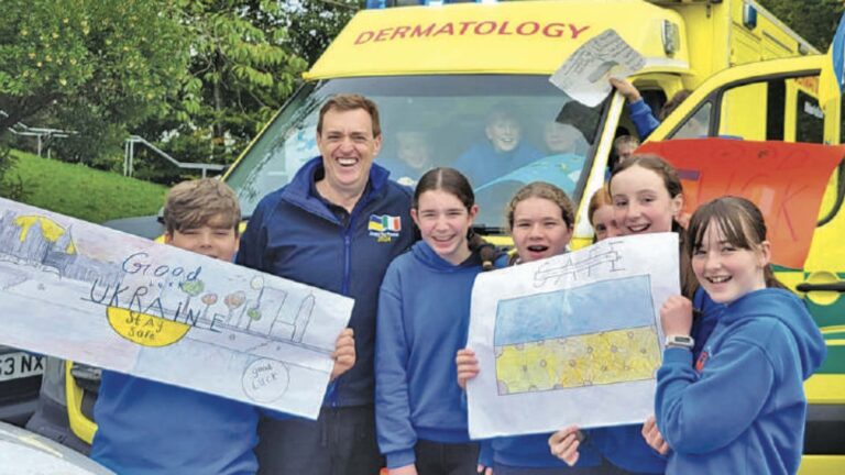 Humanitarian aid convoy leaves Greystones for Ukraine - AllView Healthcare